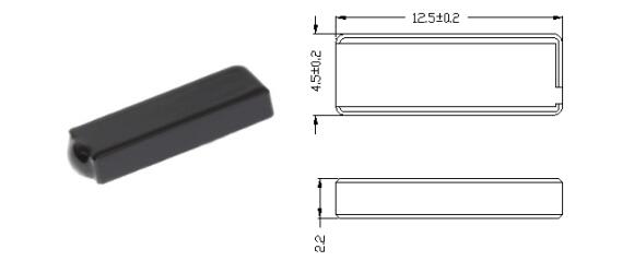 Super Small Size UHF Hard Tag BRT-06 , Ceramic Anti Metal RFID Tag For Metal Tools