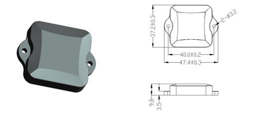 High Temperature 200°C UHF Durable RFID Tags Sensitivity -17dBm ISO 18000-6C Approved