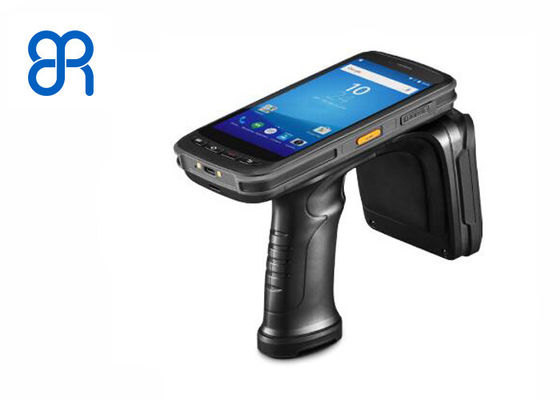 Long Range UHF Handheld RFID reader with R2000 4dBic circular polarized ...